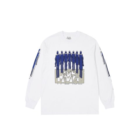 Palace REPEATER LONGSLEEVE WHITE - Colorway