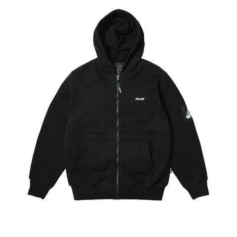 Palace REVERSIBLE VEST HOOD BLACK - Colorway