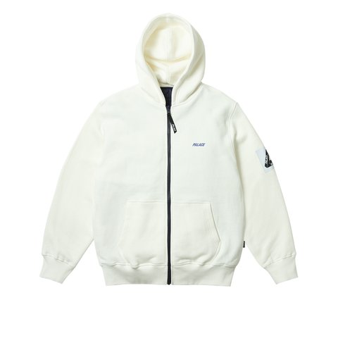Palace REVERSIBLE VEST HOOD SOFT WHITE - Colorway
