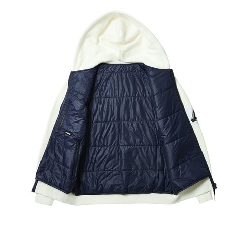 Palace REVERSIBLE VEST HOOD SOFT WHITE - Colorway