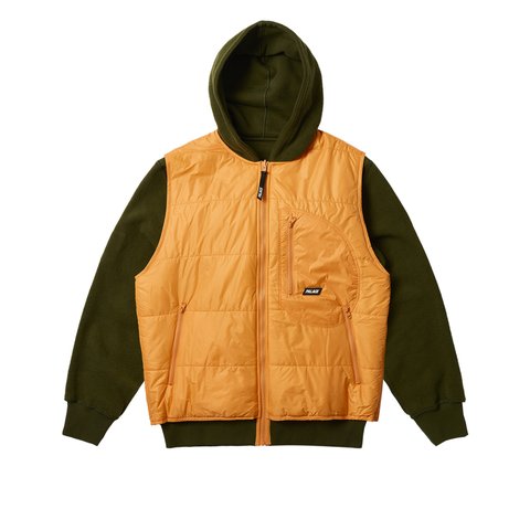 Palace REVERSIBLE VEST HOOD THE DEEP GREEN - Colorway