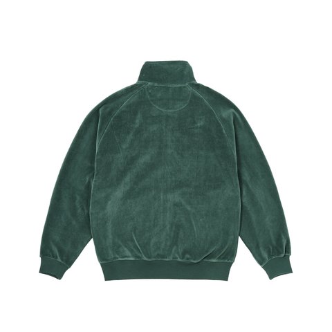 Palace RIB PANEL ZIP FUNNEL GREEN - Colorway