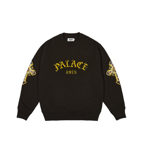 Palace SAINTS CREW BLACK - Colorway