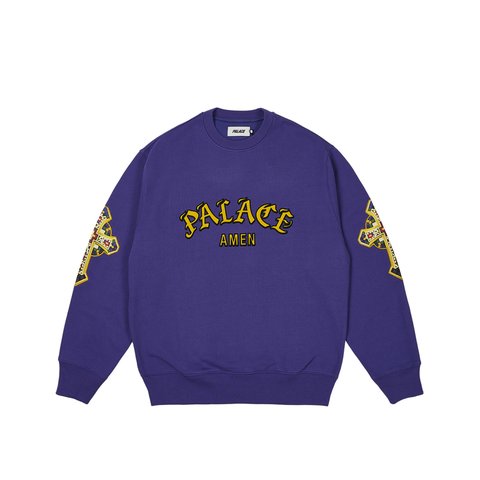 Palace SAINTS CREW DEEPER BLUE - Colorway