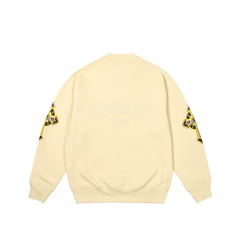 Palace SAINTS CREW SOFT WHITE - Colorway