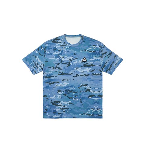 Palace SOFAR T-SHIRT BLUE DIGI CAMO - Colorway