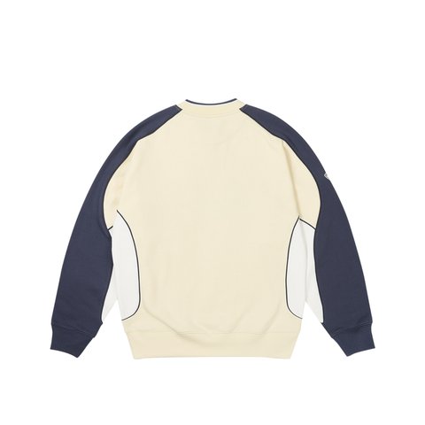 Palace STAR SCRIPT CREW SOFT WHITE - Colorway