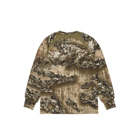 Palace TRAIL RUNNER LONGSLEEVE REALTREE - Colorway
