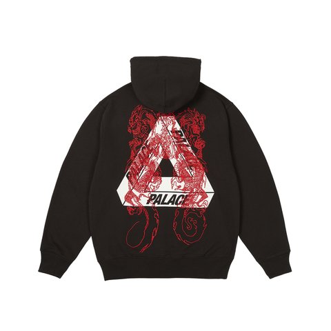 Palace TRI-DRAGON HOOD BLACK - Colorway