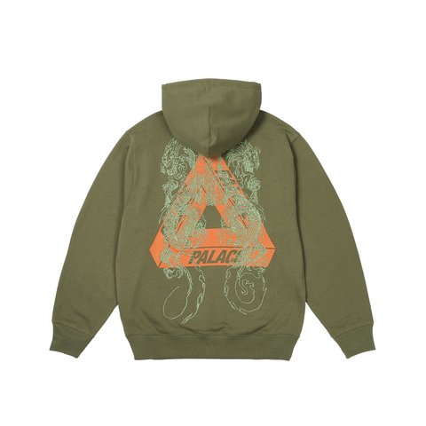 Palace TRI-DRAGON HOOD THE DEEP GREEN - Colorway