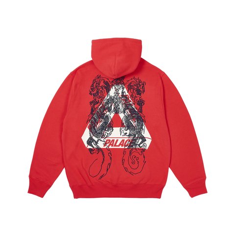 Palace TRI-DRAGON HOOD TRUEST RED - Colorway