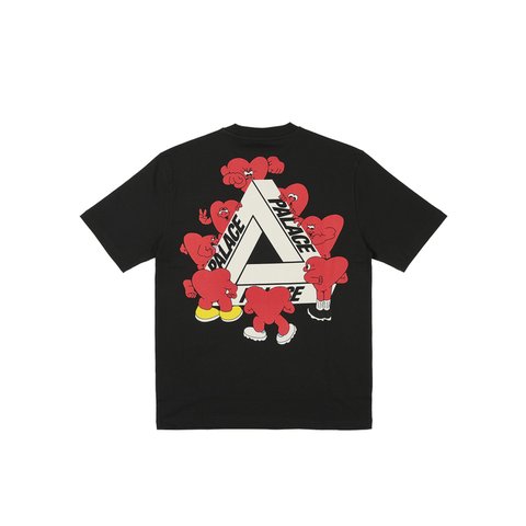Palace TRI-HEARTS T-SHIRT BLACK - Colorway