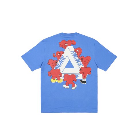 Palace TRI-HEARTS T-SHIRT PALATIAL BLUE - Colorway