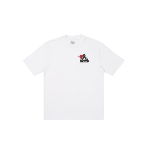 Palace TRI-HEARTS T-SHIRT WHITE - Colorway