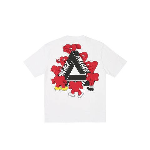Palace TRI-HEARTS T-SHIRT WHITE - Colorway