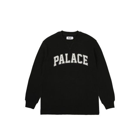 Palace WAFFLE LONGSLEEVE BLACK - Colorway