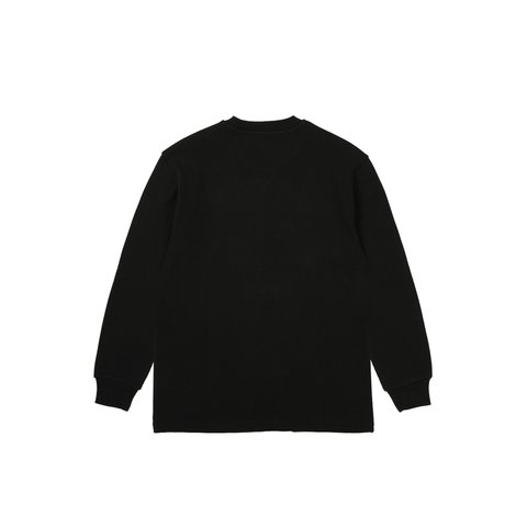 Palace WAFFLE LONGSLEEVE BLACK - Colorway