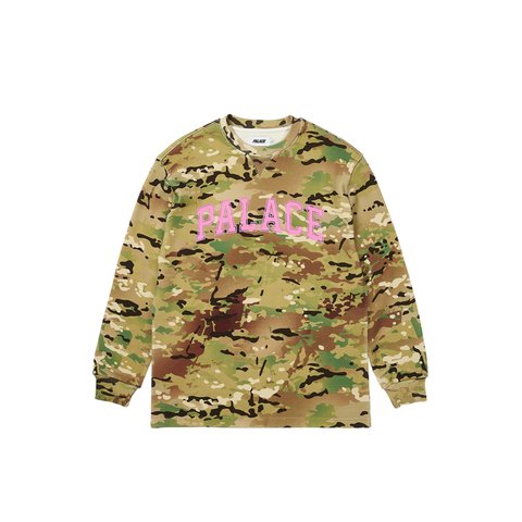 Palace WAFFLE LONGSLEEVE CAMO - Colorway