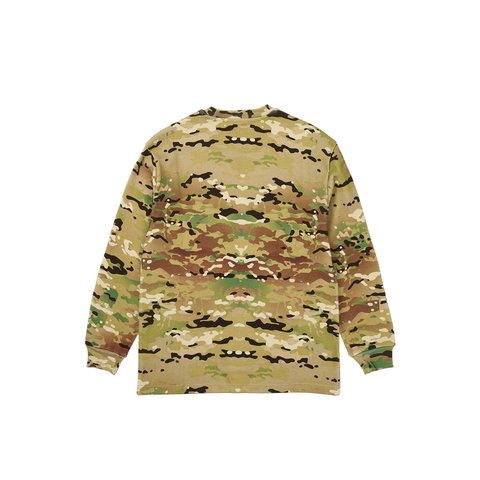 Palace WAFFLE LONGSLEEVE CAMO - Colorway