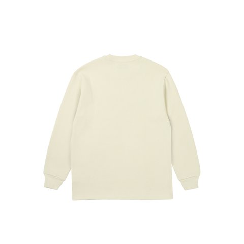 Palace WAFFLE LONGSLEEVE SOFT WHITE - Colorway
