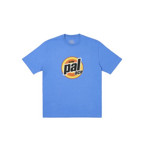 Palace WASHED T-SHIRT PALATIAL BLUE - Colorway