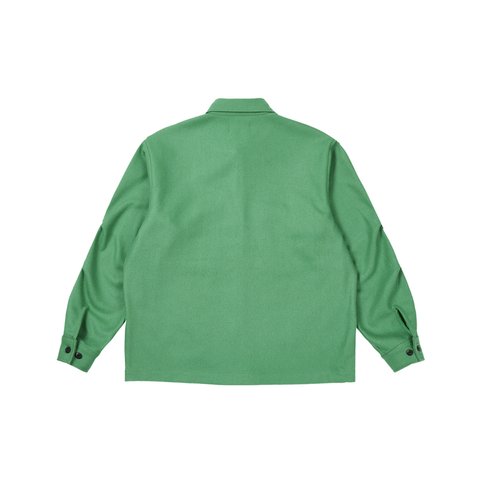 Palace WOOL SHIRT JACKET SWEET PEA GREEN - Colorway