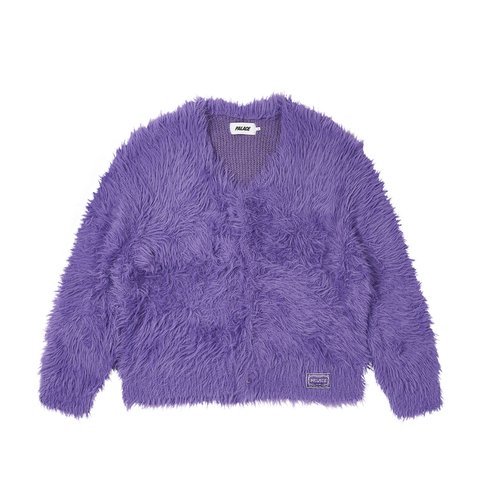 Palace YETI CARDIGAN BLOOM PURPLE - Colorway