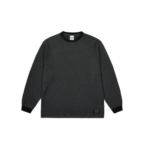 Palace 2-TONE WAFFLE LONGSLEEVE BLACK - Colorway