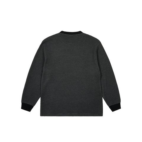 Palace 2-TONE WAFFLE LONGSLEEVE BLACK - Colorway
