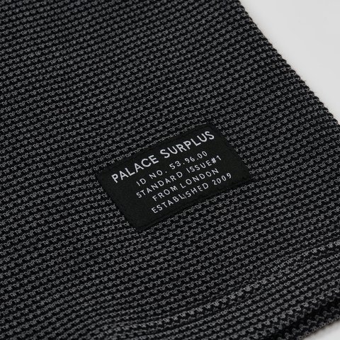 Palace 2-TONE WAFFLE LONGSLEEVE BLACK - Colorway
