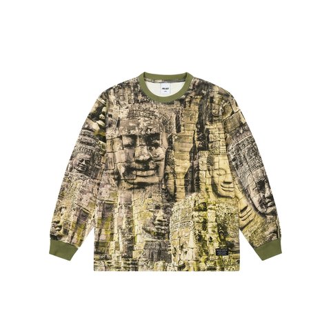 Palace 2-TONE WAFFLE LONGSLEEVE CAMO - Colorway