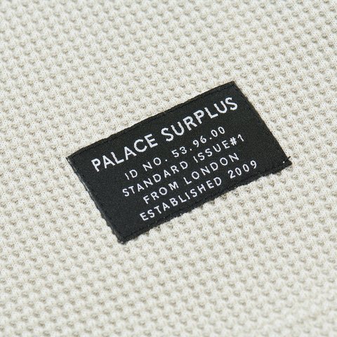 Palace 2-TONE WAFFLE LONGSLEEVE STONEY GREY - Colorway
