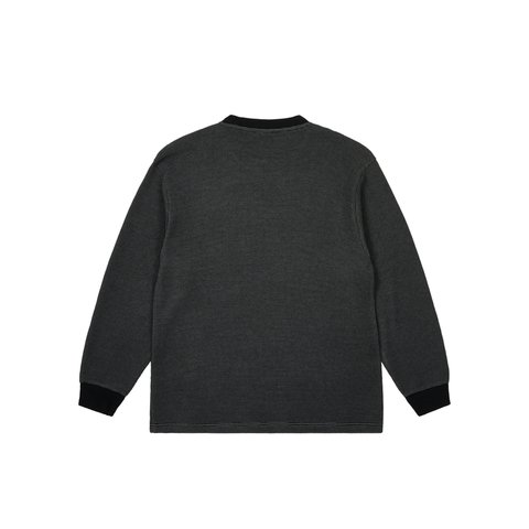Palace 2-TONE WAFFLE LONGSLEEVE BLACK - Colorway