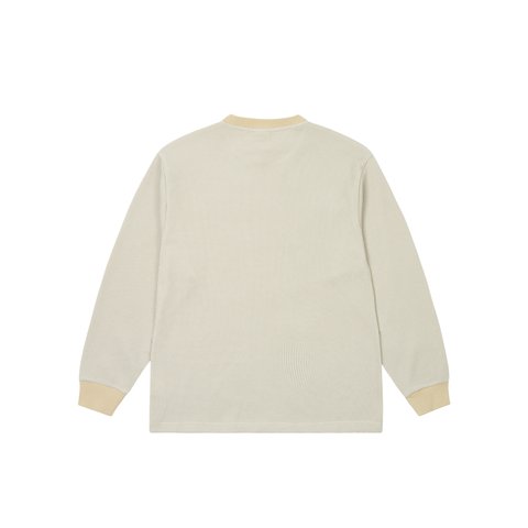 Palace 2-TONE WAFFLE LONGSLEEVE STONEY GREY - Colorway