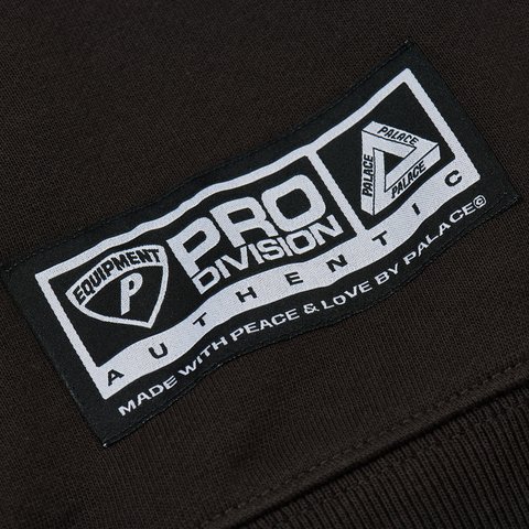 Palace APPLIQUE TEAM CREW BLACK - Colorway