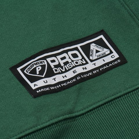 Palace APPLIQUE TEAM CREW RACEY GREEN - Colorway