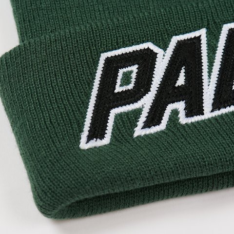 Palace ATHLIQUE TEAM BEANIE RACEY GREEN - Colorway
