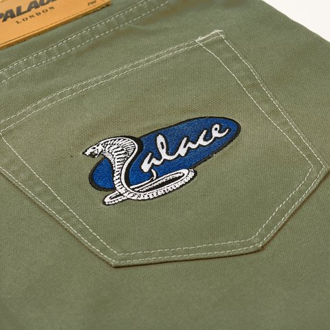 Palace CANVAS COBRA P90 BAGGY JEAN THE DEEP GREEN - Colorway