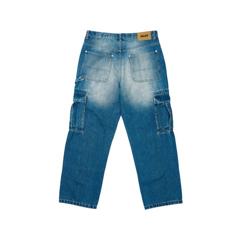 Palace CARGO PANEL JEAN MID WASH - Colorway