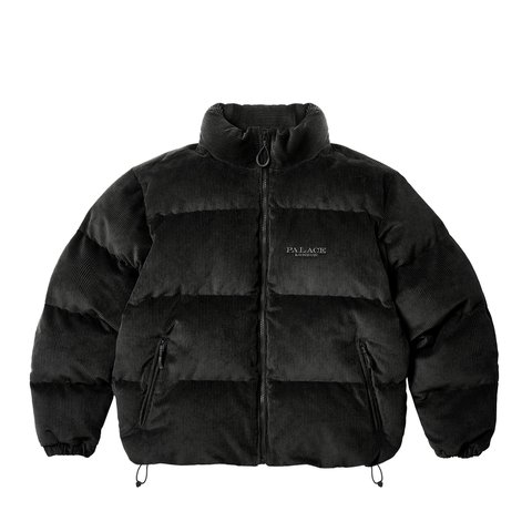 Palace CORDUROY PUFFA JACKET BLACK - Colorway