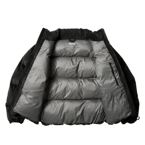 Palace CORDUROY PUFFA JACKET BLACK - Colorway