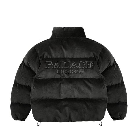 Palace CORDUROY PUFFA JACKET BLACK - Colorway