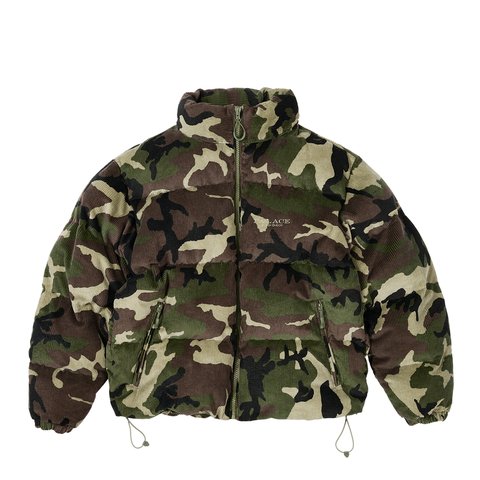 Palace CORDUROY PUFFA JACKET CAMO - Colorway
