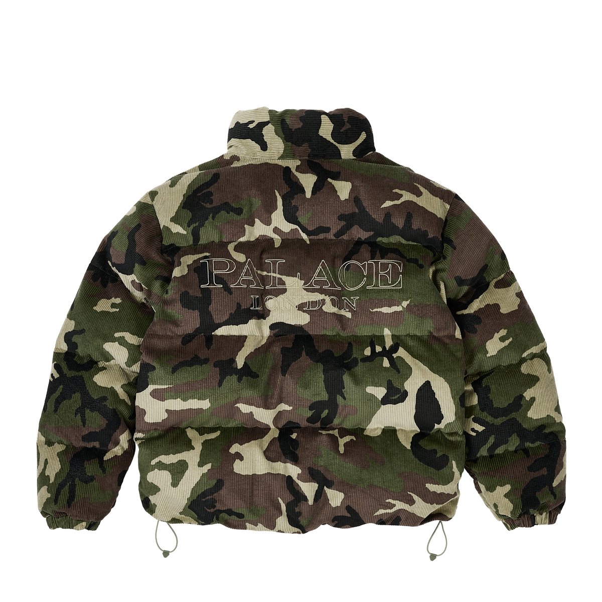 CORDUROY PUFFA JACKET CAMO - Spring 2025 - Palace CORDUROY PUFFA JACKET CAMO - Spring 2025 - Palace