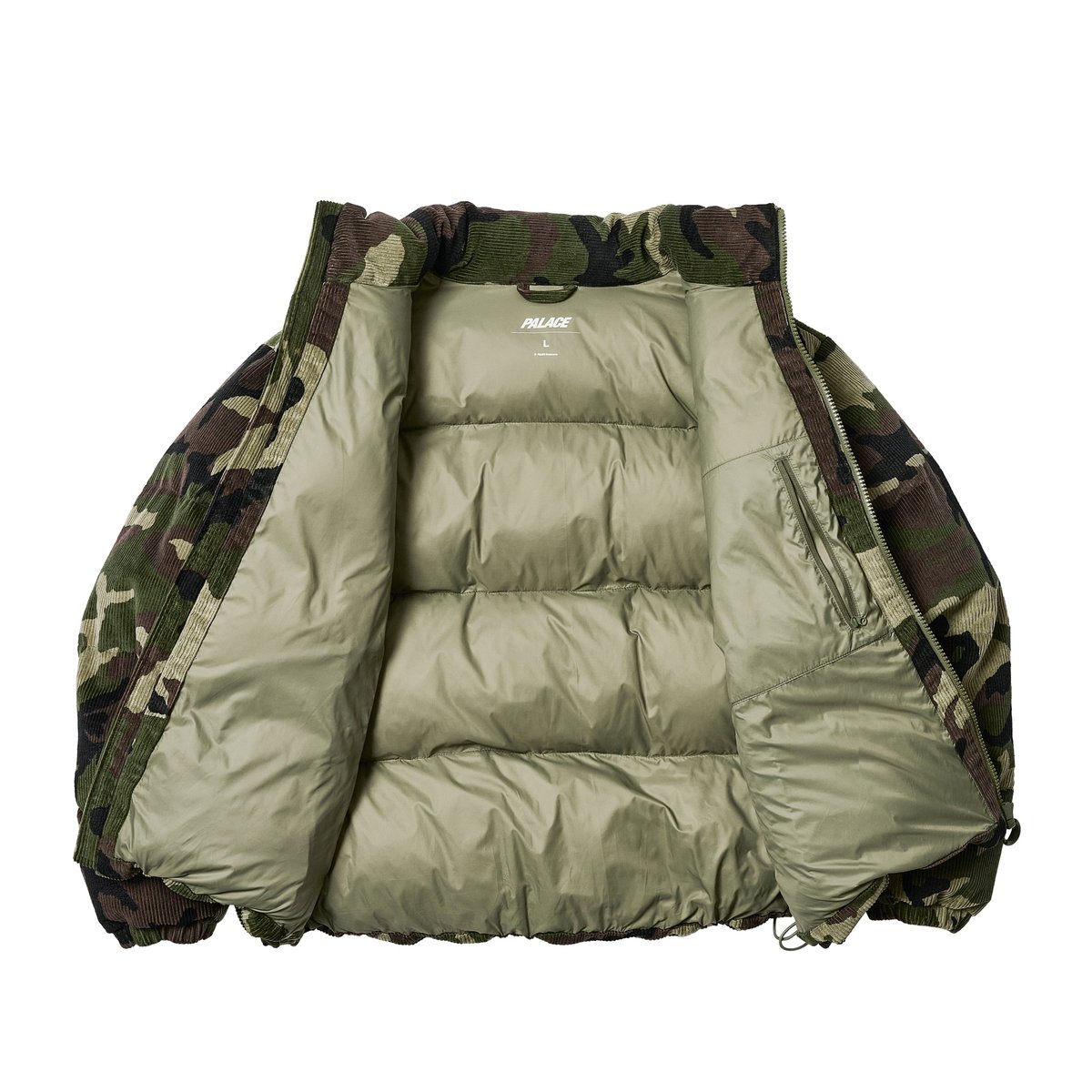 CORDUROY PUFFA JACKET CAMO - Spring 2025 - Palace