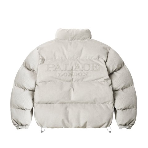 Palace CORDUROY PUFFA JACKET STONE - Colorway