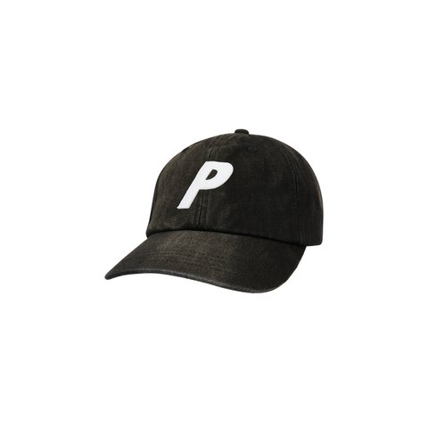 Palace DENIM P 6-PANEL SAND WASH BLACK - Colorway