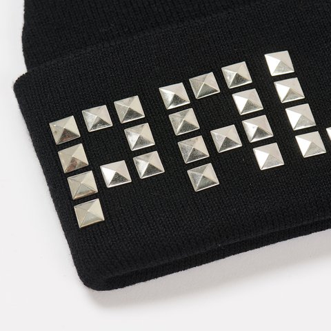 Palace EMOTIONAL STUDDED BEANIE BLACK - Colorway