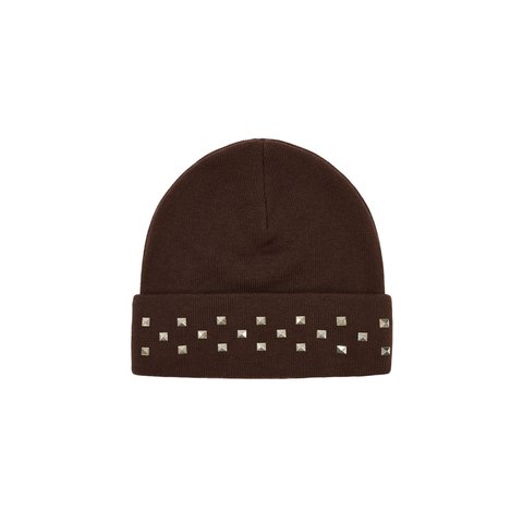 Palace EMOTIONAL STUDDED BEANIE BROWN - Colorway