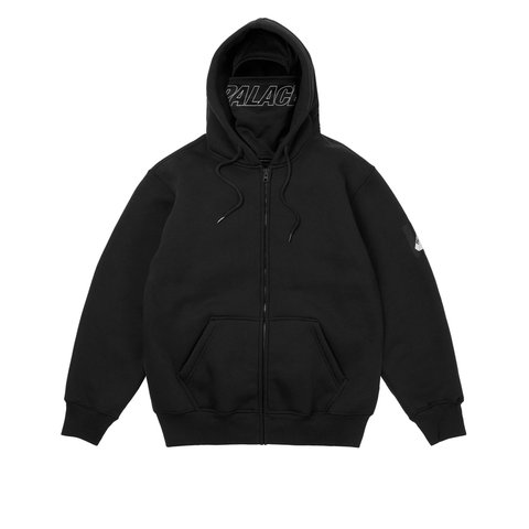 Palace FACEMASK THERMAL HOOD BLACK - Colorway